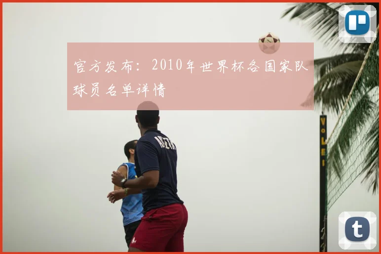 官方发布：2010年世界杯各国家队球员名单详情